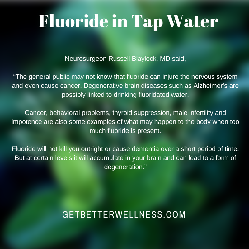 GBW Fluroide in Tap Water