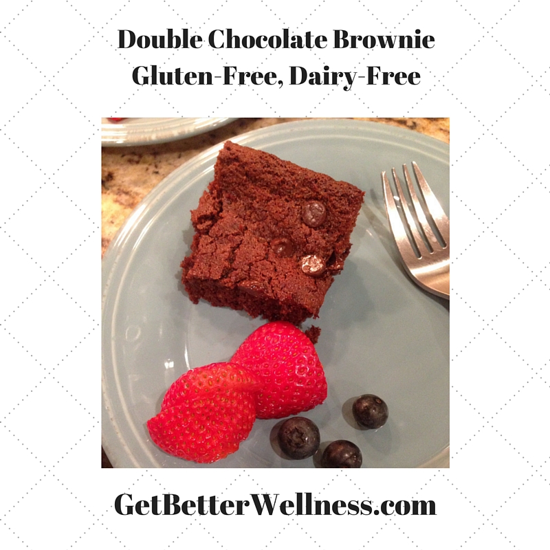 Double Chocolate BrownieGluten-Free, Dairy-Free