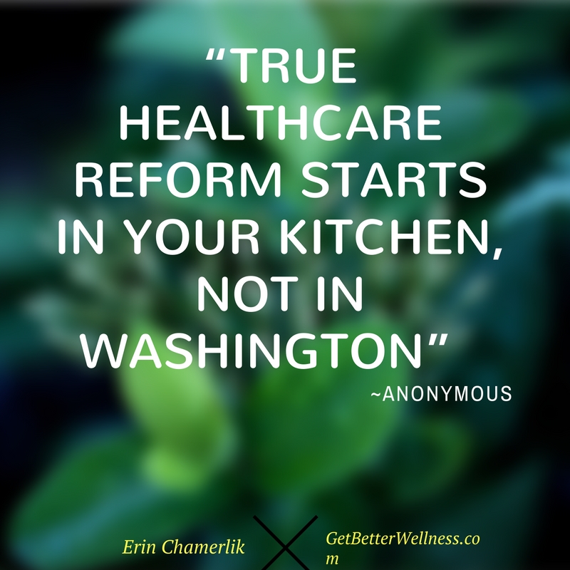 True healthcare reform starts in your kitchen