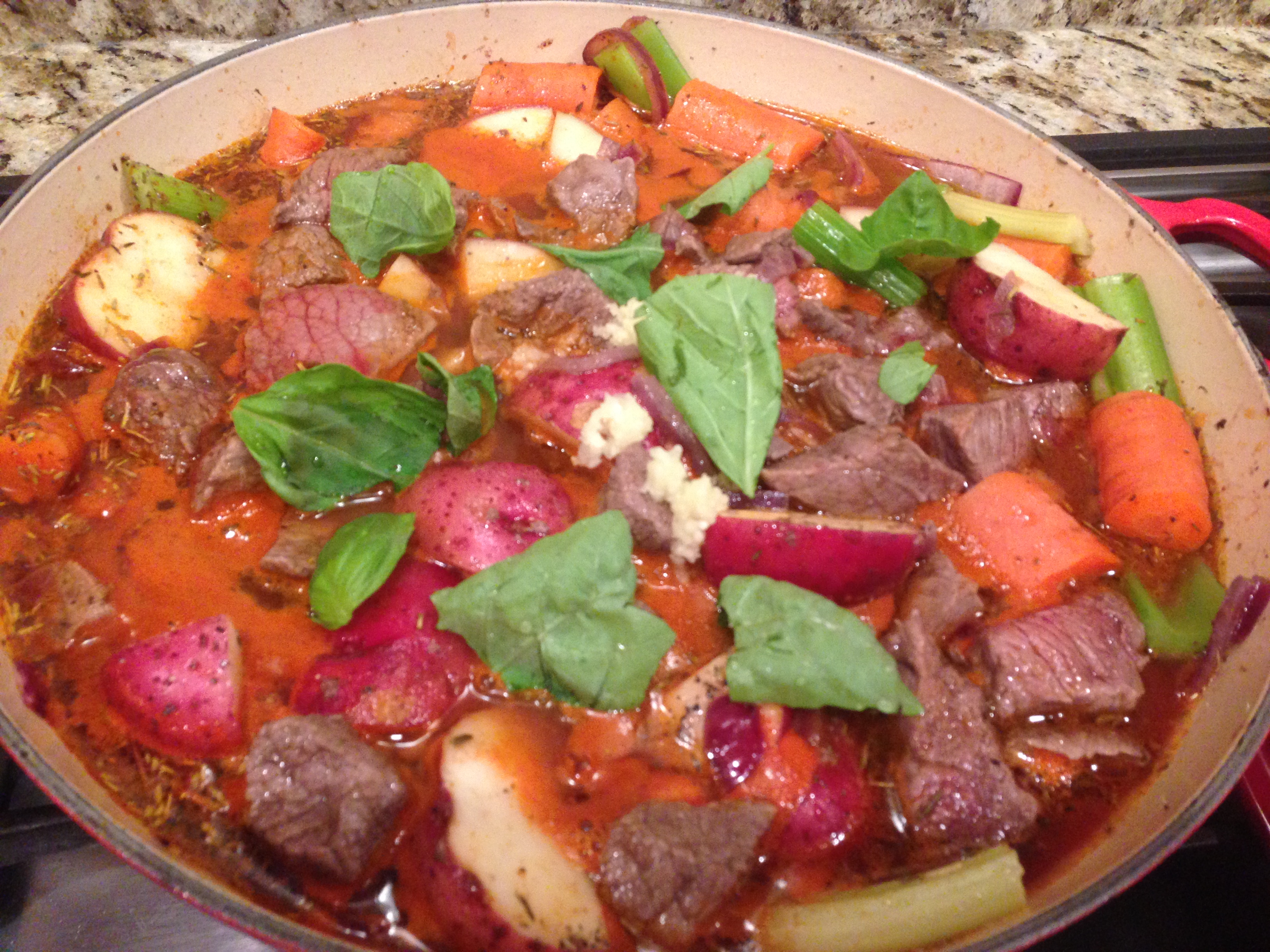 Grass-fed beef stew