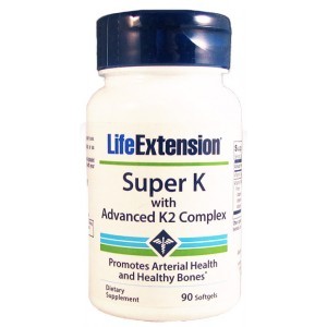 Life Extension Super K With Advanced K2 (MK-7) - 5X90 Softgels For Heart & Bone Health